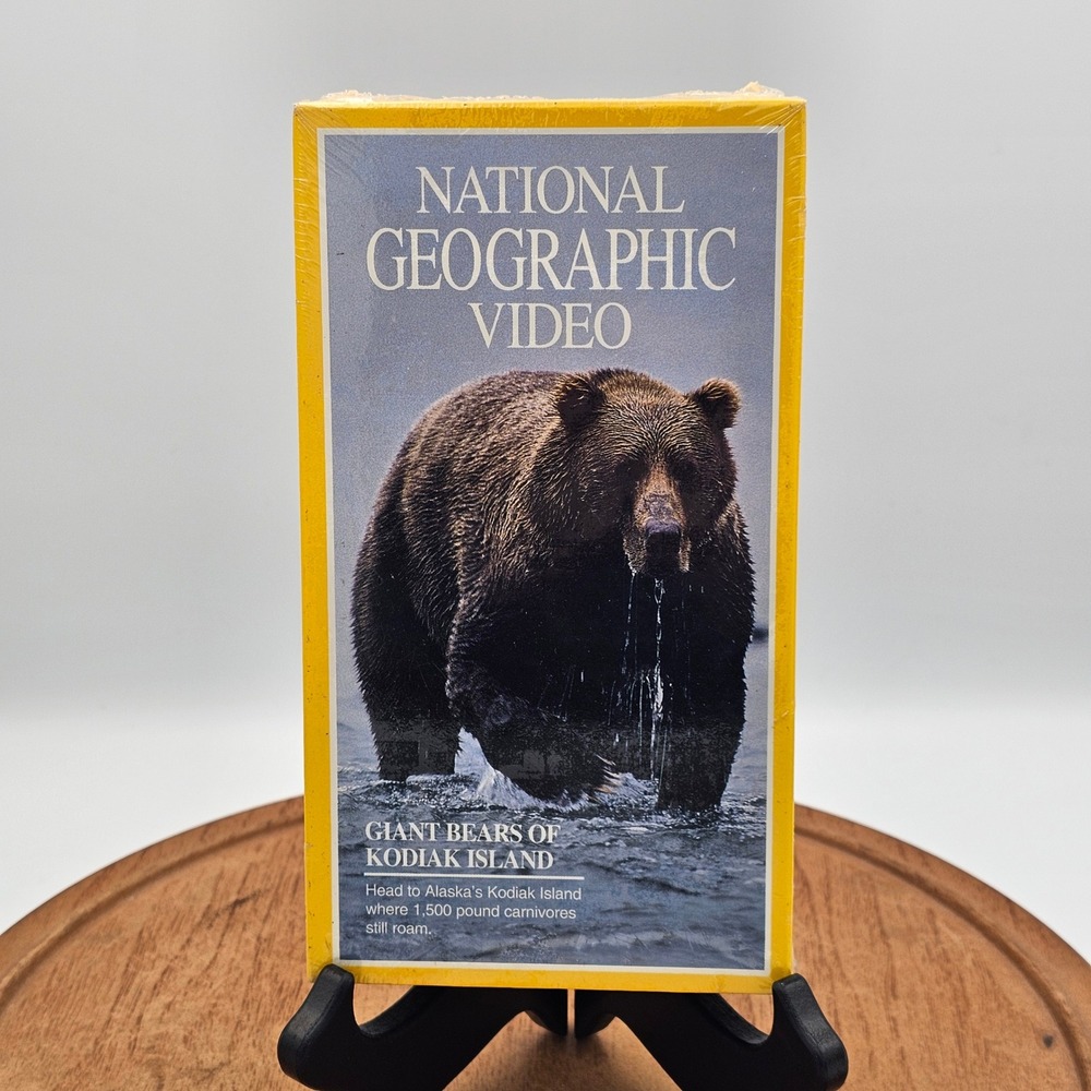 National Geographic Giant‎ Bears of Kodiak Island VHS 1994 New Factory Sealed